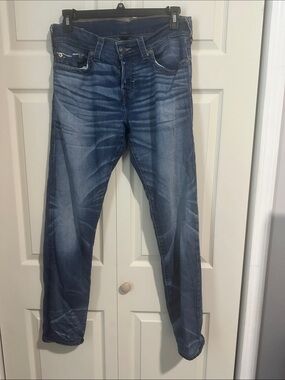 True Religion relaxed Slim Blue Washed Jeans 30 x 32 Geno relaxed slim